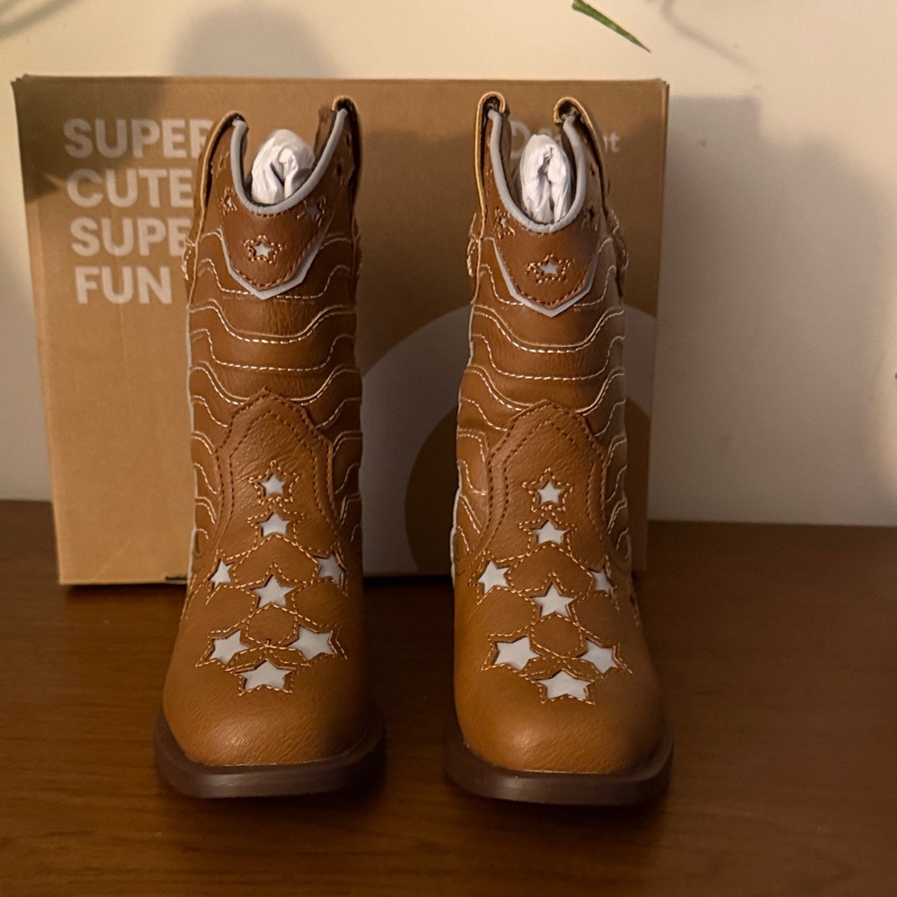Brown Western Style Boots